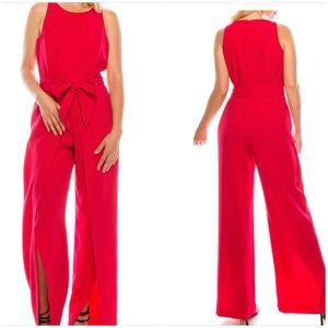 Nine West Holiday Red Jumpsuit NWT